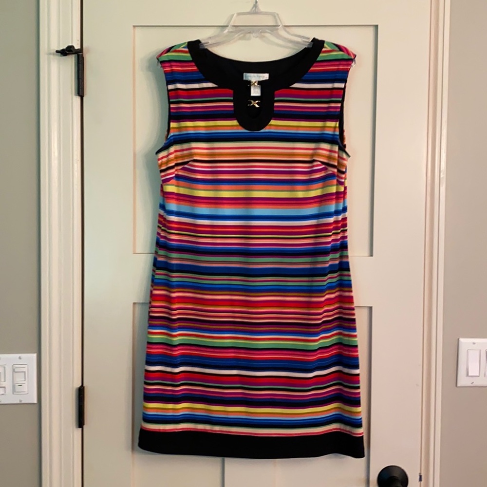 London Times Sleeveless Dress